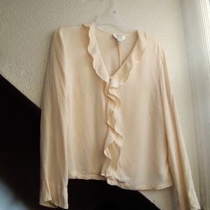 100 silk blouse Talbot's size 16